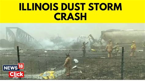 Dust storm in Illinois leaves at least 6 dead after more than 70 vehicles crash on major highway, officials say
